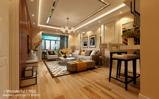 滬上雅居 美式兩居室裝修效果圖大全與設(shè)計靈感